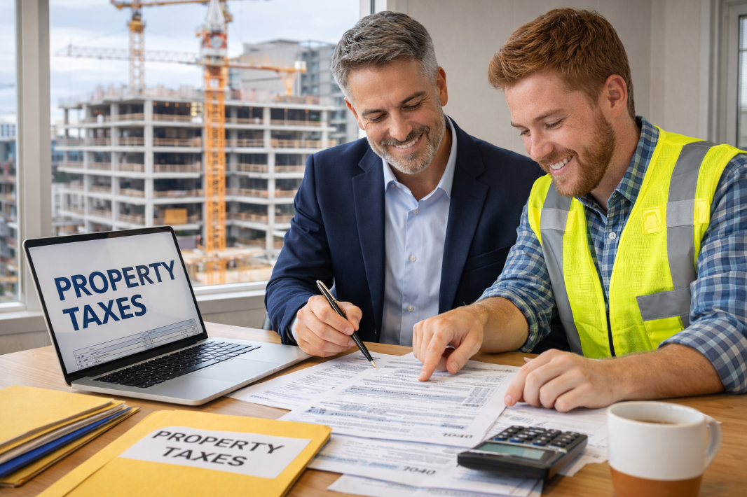 Property tax specialist with landlord