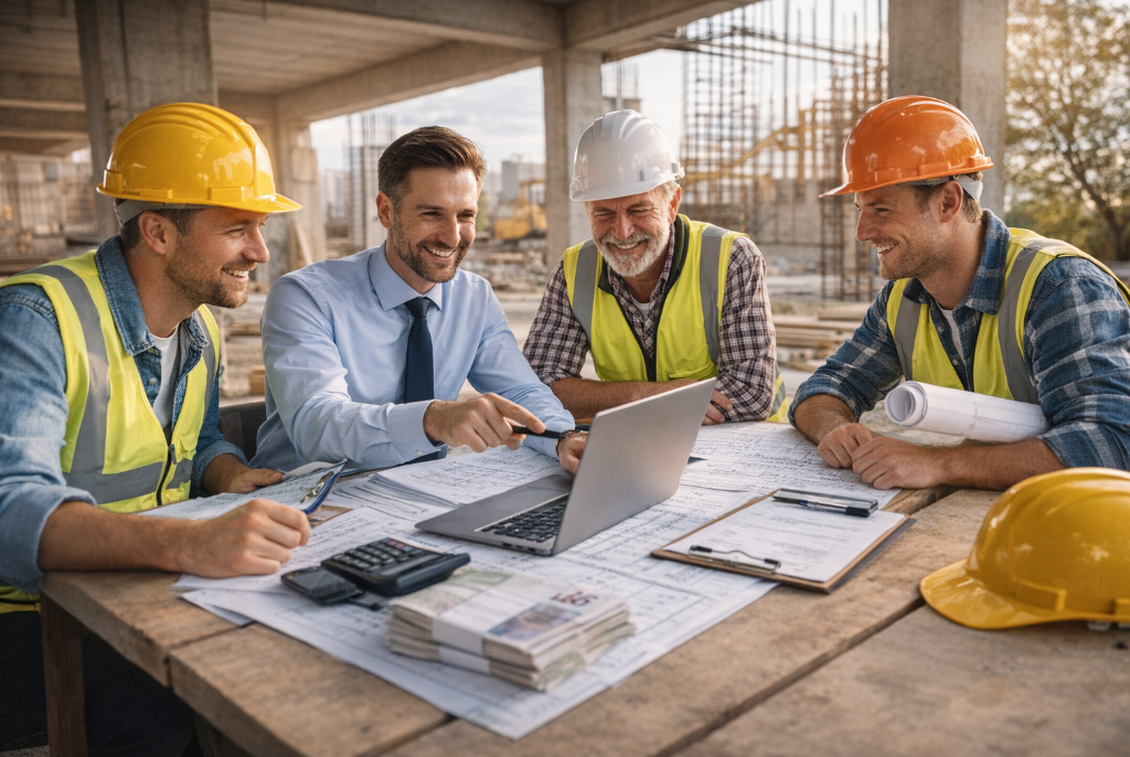 Accounting support for builders and contractors