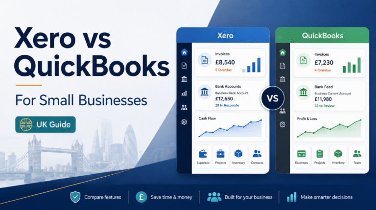 Xero vs QuickBooks for small businesses in the UK accounting software comparison